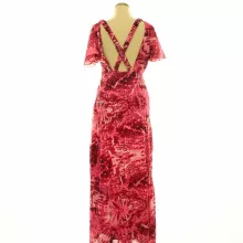 Boohoo mintás maxi ruha
