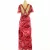 Boohoo mintás maxi ruha