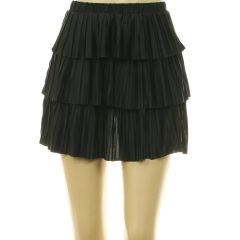 Zara pliszírozott fekete szoknya