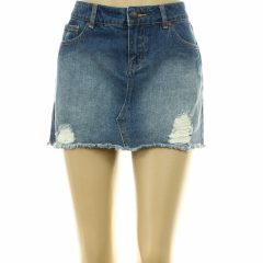 YesYes szaggatott farmer miniszoknya