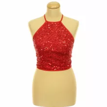 Shein flitteres piros top