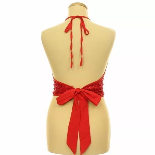 Shein flitteres piros top