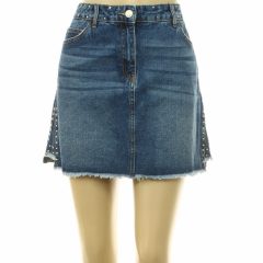 Papaya szegecses farmer szoknya