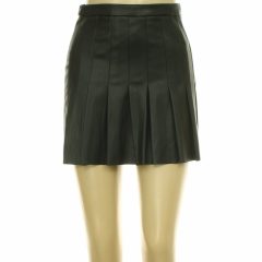 Miss Selfridge fekete műbőr szoknya