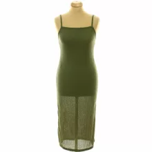 Primark khakizöld kötött ruha