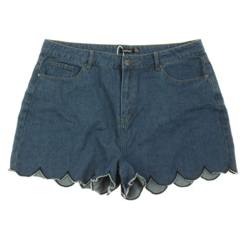 Boohoo kék farmer short