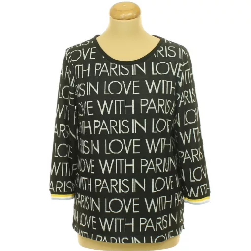 Street One feliratos pulóver