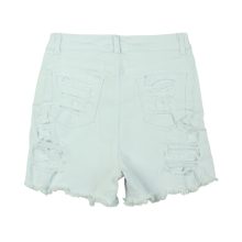 Shein szaggatott farmer short