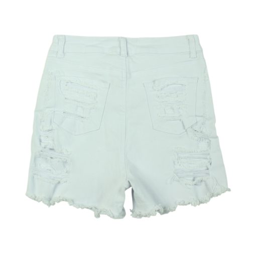 Shein szaggatott farmer short
