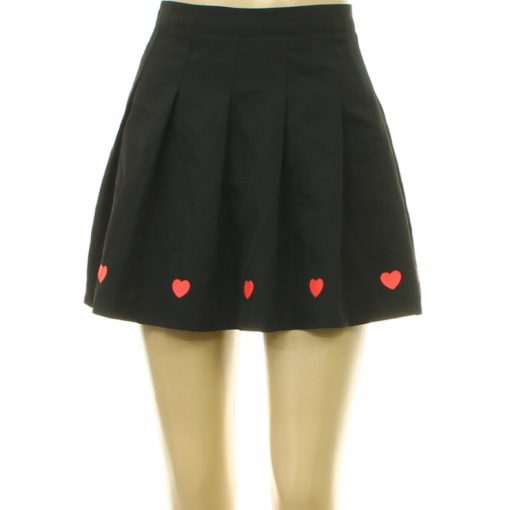 Shein mintás fekete szoknya