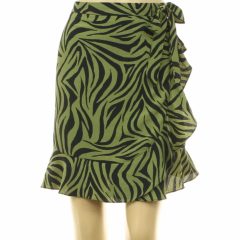 New Look mintás khakizöld szoknya