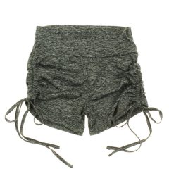 Shein ráncolt szürke short