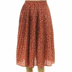 Emery Rose virágmintás pliszírozott szoknya