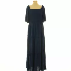 Shein sötétkék maxi ruha