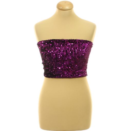 Primark flitteres lila top