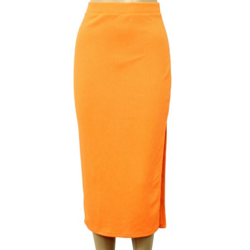 Shein neonnarancs szoknya