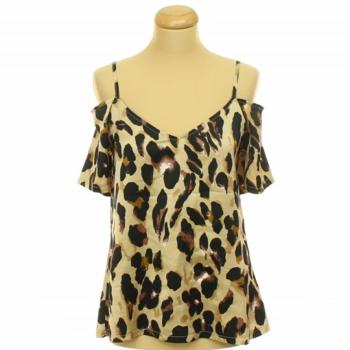 Boohoo leopárdmintás szatén blúz