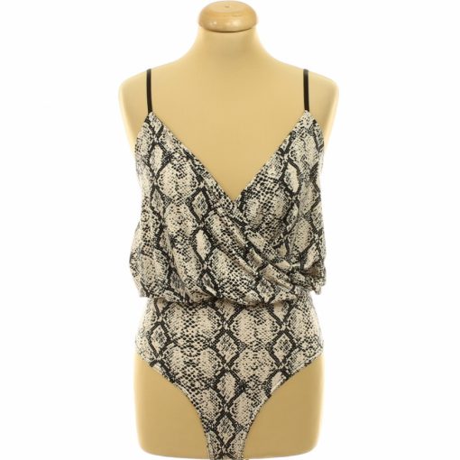 Boohoo kígyóbőr mintás body
