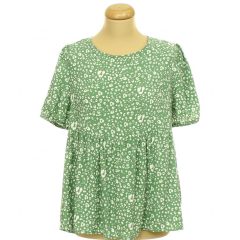 Shein mintás zöld felső