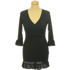 Boohoo fekete miniruha