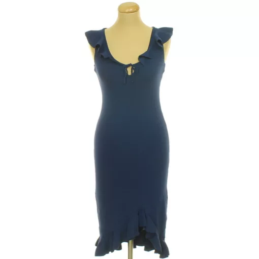 Next fodros bordázott kötött ruha