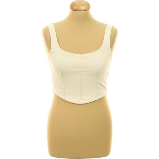 Stradivarius krémszínű top
