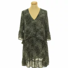 Vero Moda mintás fekete ruha