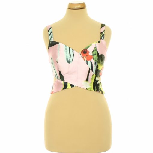 Missguided szatén top