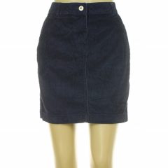 Next sötétkék kordbársony szoknya