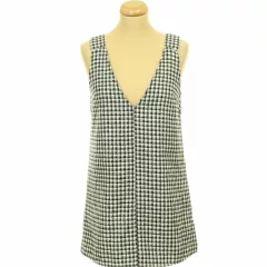 Shein kockás szövetruha