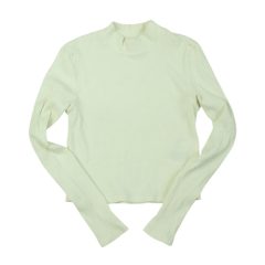 H&M krémszínű bordázott felső