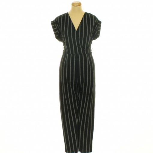 Boohoo csíkos fekete overál