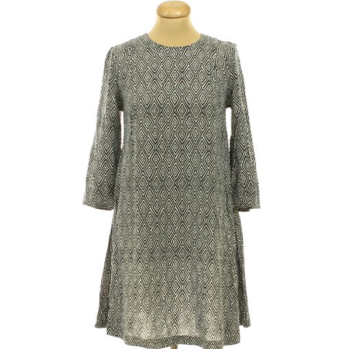 H&M mintás viszkóz ruha