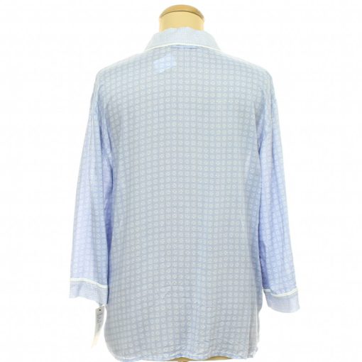 Donna Karan New York mintás kék pizsama felső