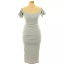 Missguided testhezálló szürke ruha
