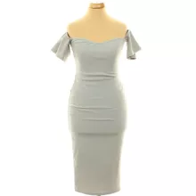 Missguided testhezálló szürke ruha