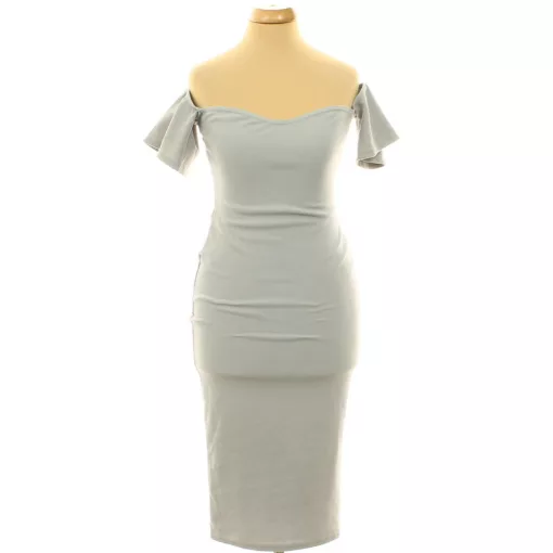 Missguided testhezálló szürke ruha