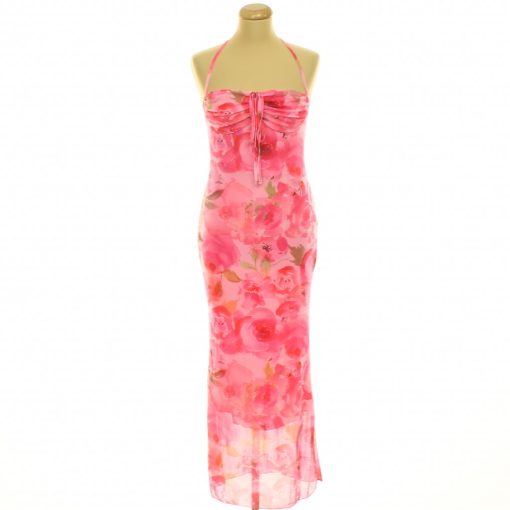 Shein virágmintás pink ruha