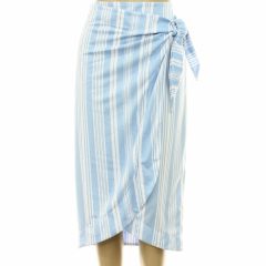 TCM csíkos átlapolt szoknya