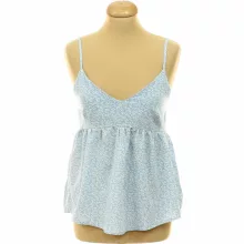 Shein mintás kék felső