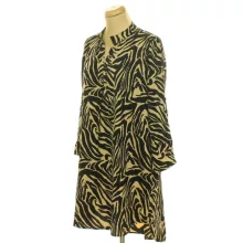 New Collection roll-up ujjú mintás ruha