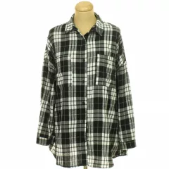 Boohoo kockás oversize flanel ing