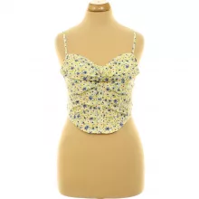 Shein virágmintás corset top