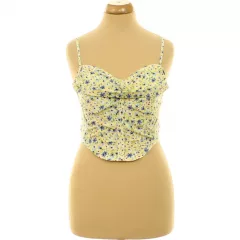 Shein virágmintás corset top
