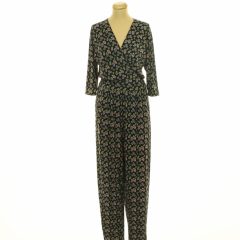 Kim&Co. mintás fekete overál