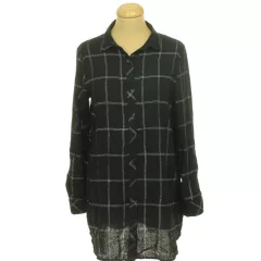 Peacocks ezüstszálas roll-up ujjú tunikaing