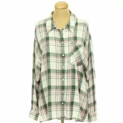 F&F kockás oversize viszkóz ing