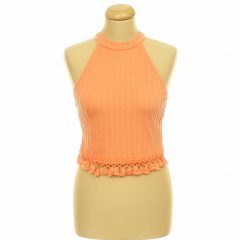 Shein korall színű kötött top