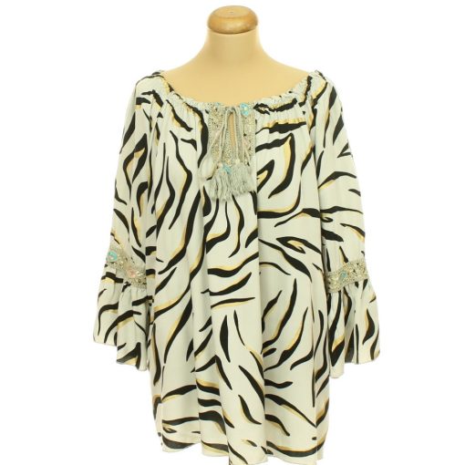 New Collection mintás blúz