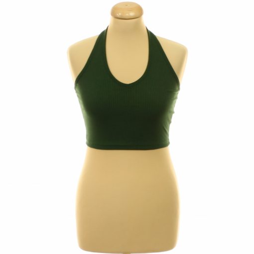 Shein nyakpántos zöld top
